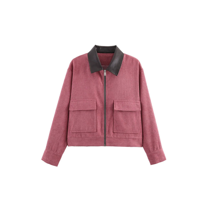 Damen Modische Jacke mit zwei aufgesetzten Taschen