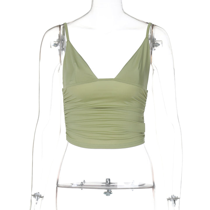 Damen Crop-Top mit asymmetrischem Schnitt und figurbetonter Silhouette Drune