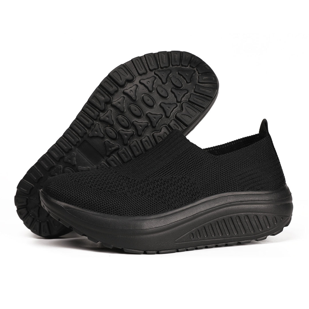 Damen nan Slip-On-Strickschuh mit elastischem Einstieg und viskoelastischer Komfortsohle Drune