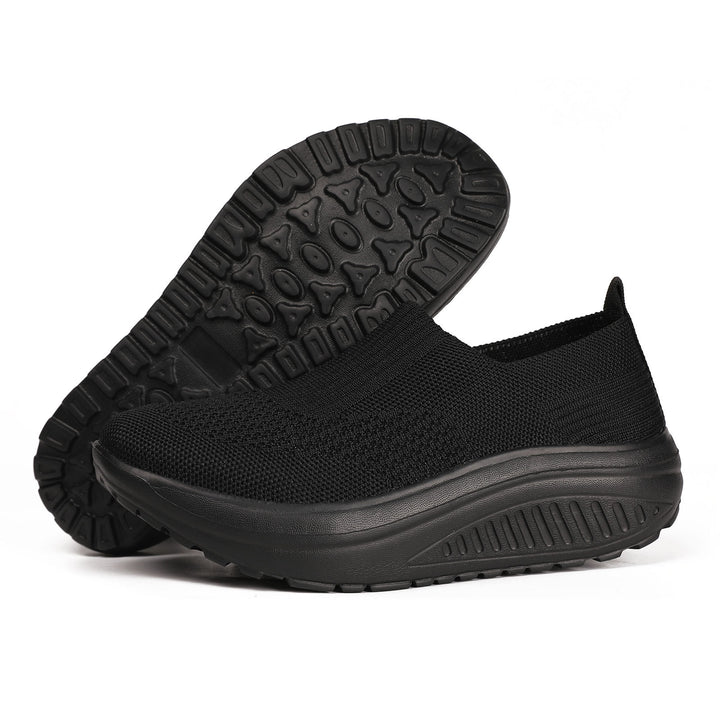 Damen nan Slip-On-Strickschuh mit elastischem Einstieg und viskoelastischer Komfortsohle Drune