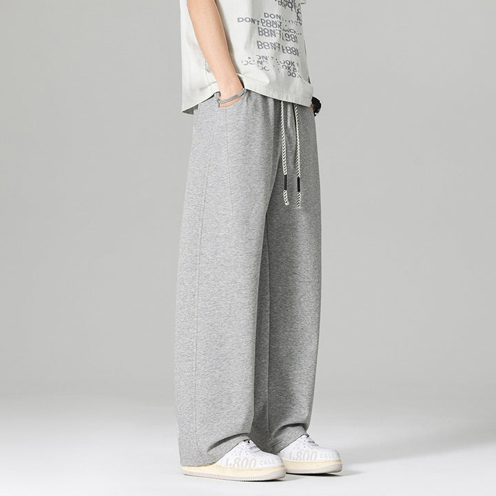 Herren Weitgeschnittene Sporthose mit elastischem Bund  1788279773