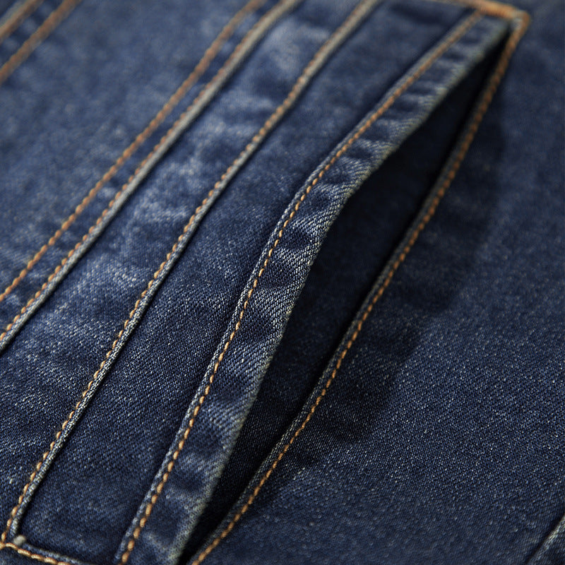 Herren Denimjacke mit Fleecefutter Drune