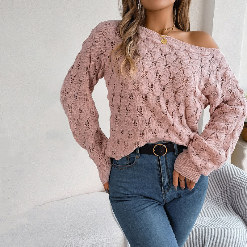 Drune | Hohlstrickpullover Mit Feinem Detailmuster