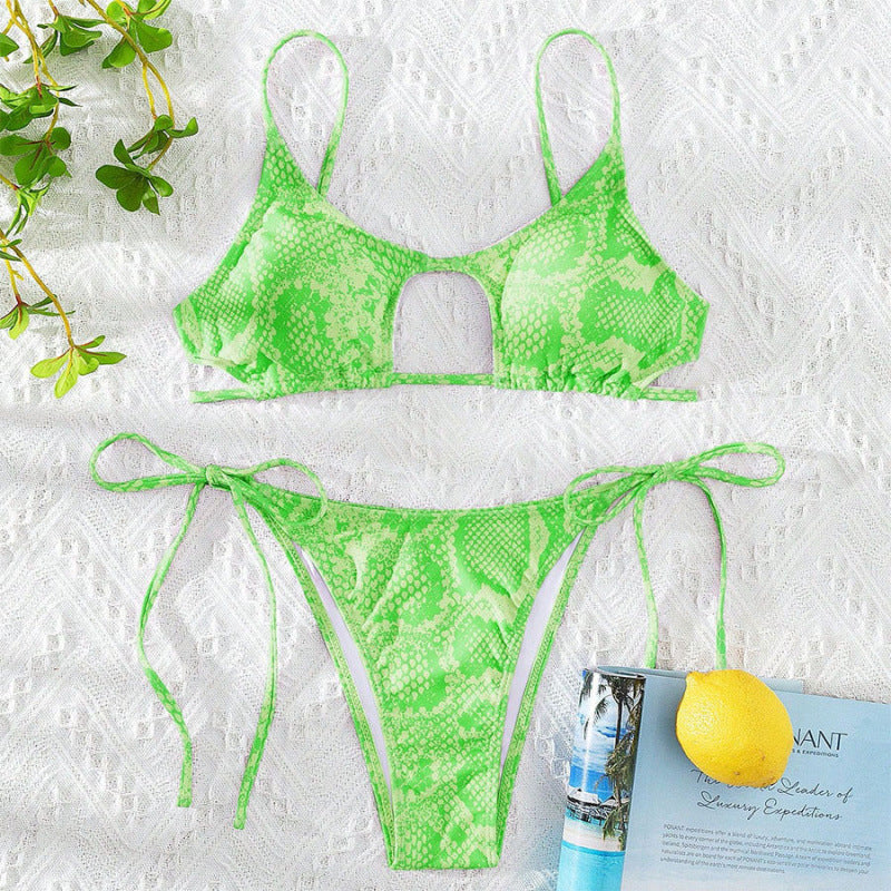 Damen Bikini mit raffiniertem Cut-Out Design und elastischen Bändern Drune