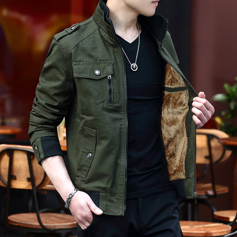 Herren Canvas-Fieldblouson Drune