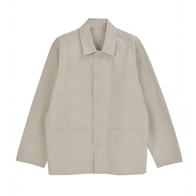 Damen Modische Utility-Jacke Drune