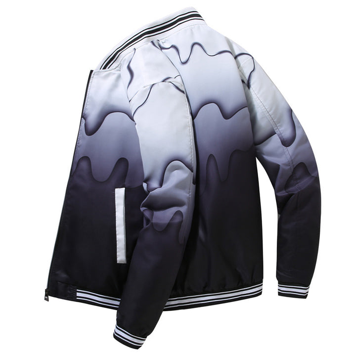 Herren Sportliche Bomberjacke mit modernen Mustern Drune
