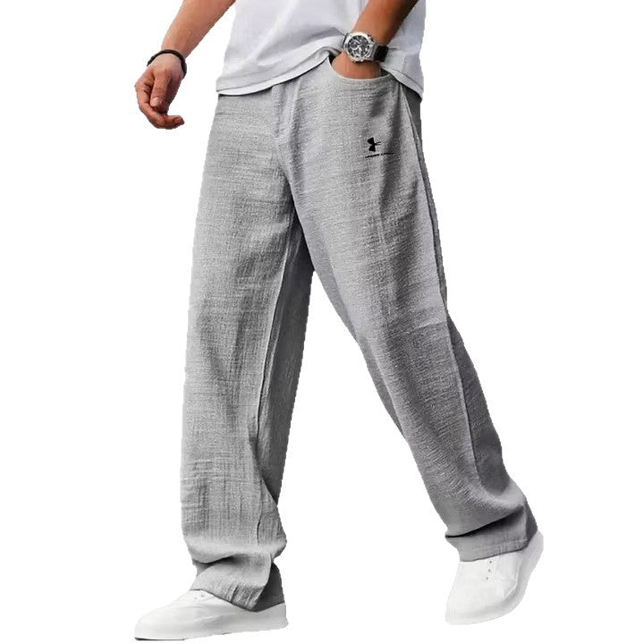 Herren Lässige Leinenhose Drune