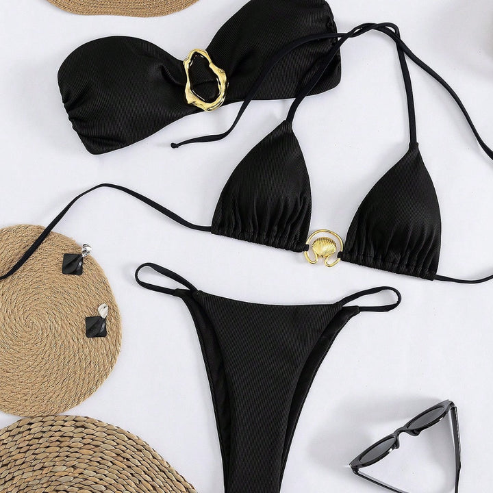 Damen Bikini mit raffiniertem Bandeau-Oberteil und höchstem Tragekomfort Drune