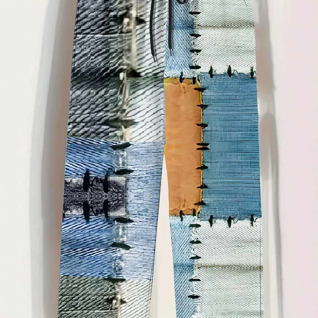 Herren Trendige Freizeithose mit einzigartigem Grafikdesign Drune