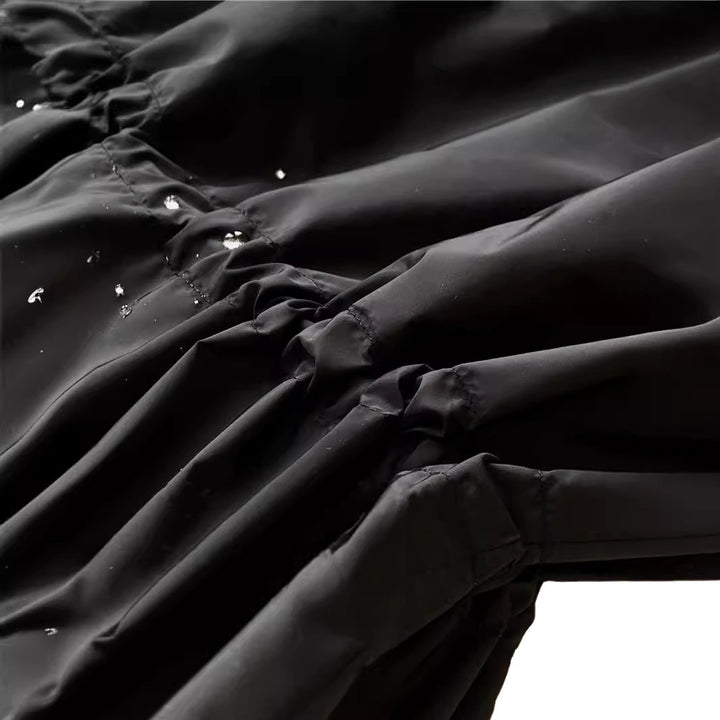 Damen Modische Übergangsjacke mit verstellbarem Bund Drune