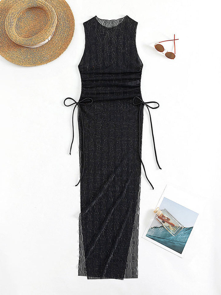 Damen Maxikleid mit elegantem Wickeldesign Drune