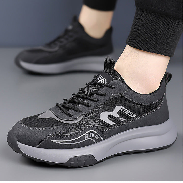 Herren Plateau-Sneaker mit atmungsaktivem Mesh und ergonomischer Dämpfung Drune