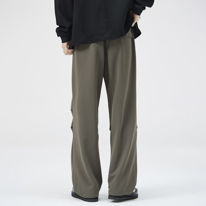 Herren Relaxed-Fit Technikhose mit geradem Bein, elastischem Bund und technischen Details Drune