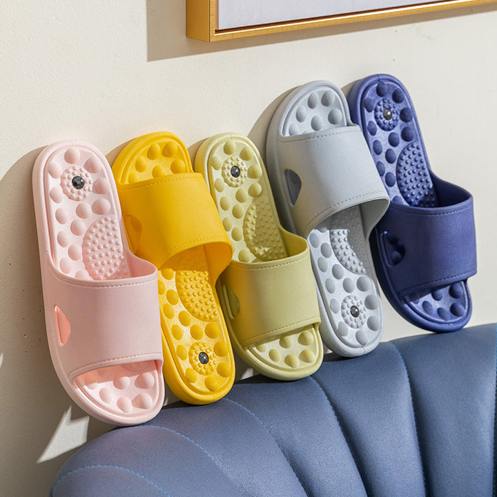 Damen Wellness-Pantoletten mit ergonomischem Fußbett und rutschfester Sohle Drune
