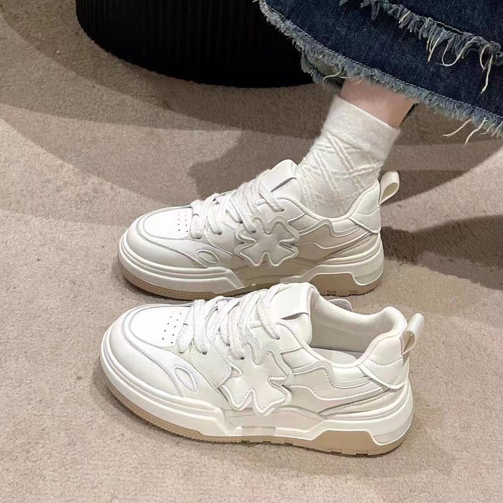 Damen Trendige Sneakers mit modischem Sternen-Design Drune