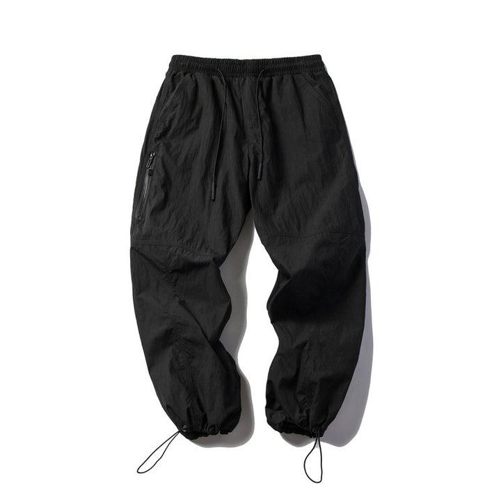 Unisex Technische Cargo-Hose im Baggy-Schnitt mit Tunnelzugbund und verstellbaren Beinabschlüssen Drune