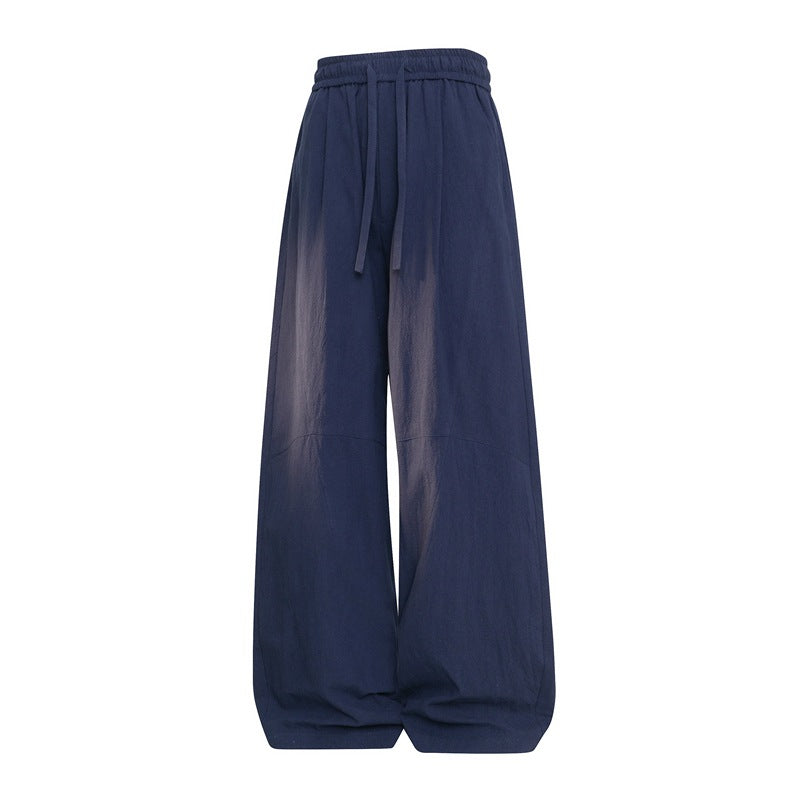 Damen Extraweite Palazzo-Hose mit elastischem Bund, Tunnelzug & ballonförmiger Weite Drune