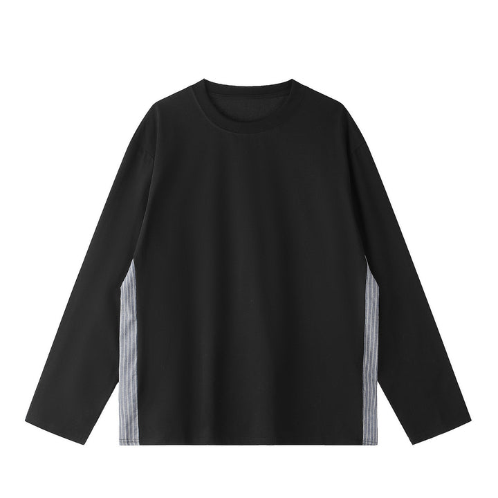 Unisex Oversize-Sweatshirt mit seitlichen Streifenpaneelen und Rundhals Drune