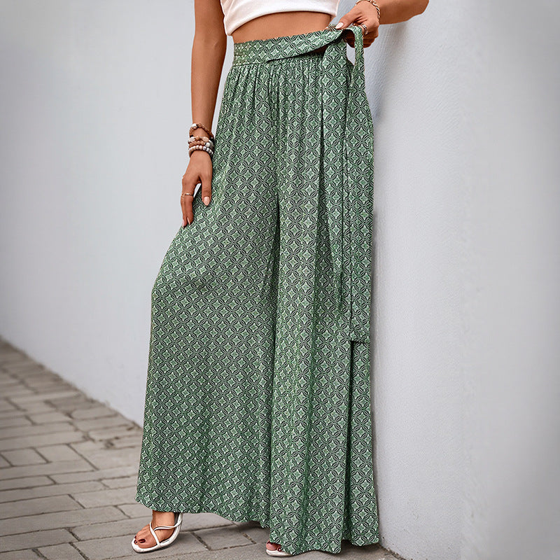 Damen Weite Palazzo Hose Drune