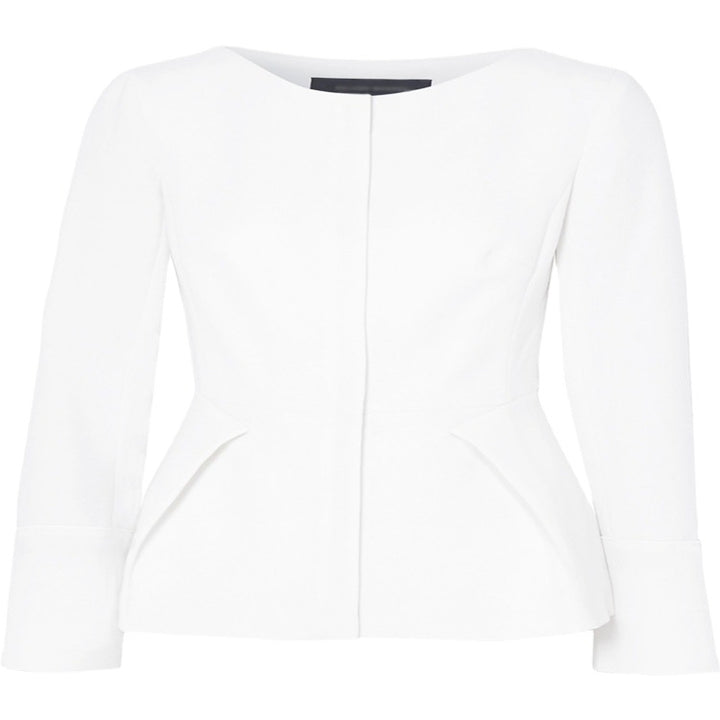 Damen Taillierter Peplum‑Blazer mit verdeckter Front Drune