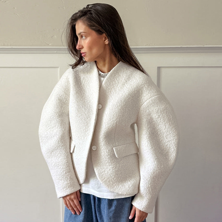 Damen Elegante und oversized Blazerjacke Drune