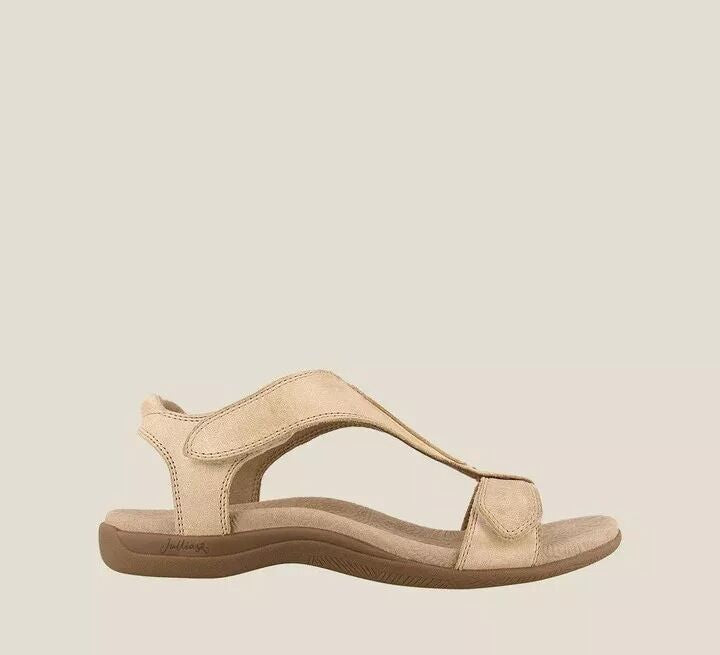 Damen Freizeit-Sandalen mit verstellbaren Riemen und ergonomischem Fußbett Drune