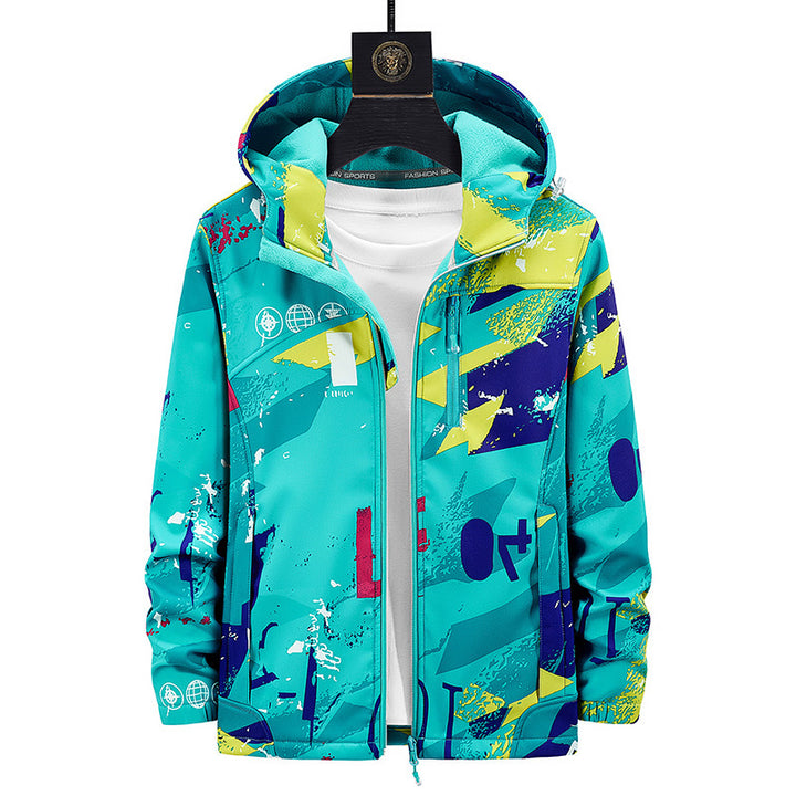 Damen Modische Wind- und Wetterjacke Drune