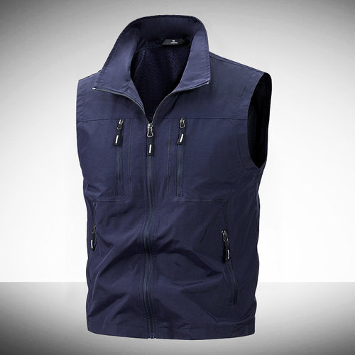 Herren Leichte Outdoor-Weste mit praktischen Taschen Drune