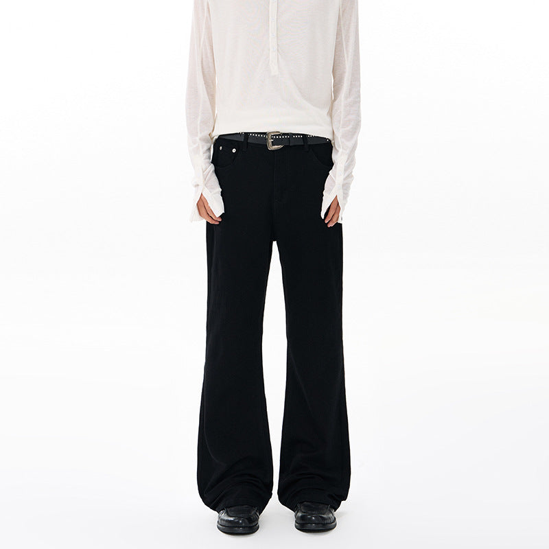 Damen Weit geschnittene Tiefer‑Schritt Five‑Pocket‑Jeans mit verlängertem Saum Drune