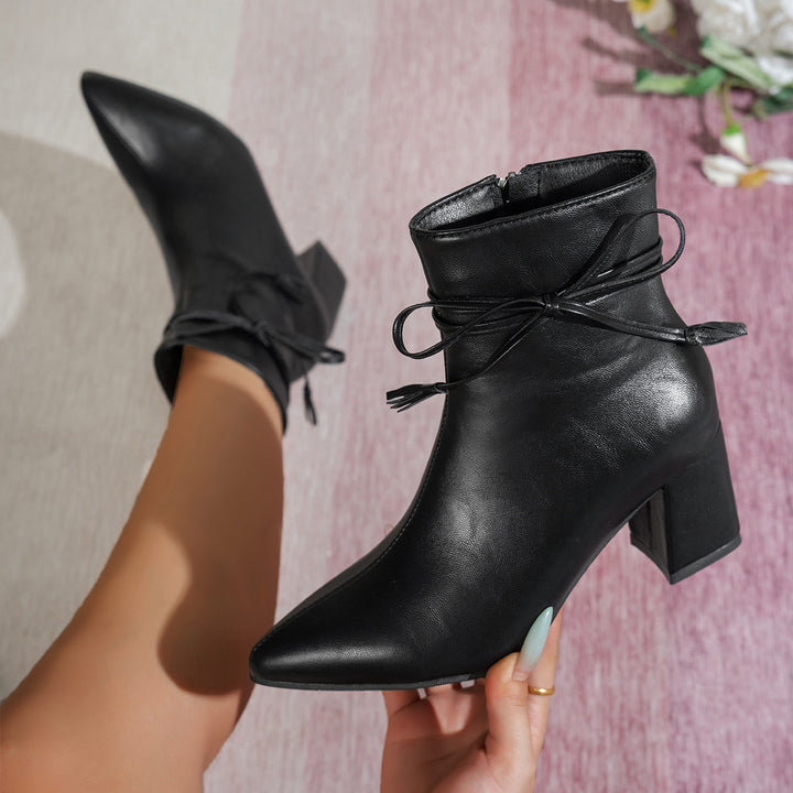 Damen Modische Kurzstiefeletten Drune