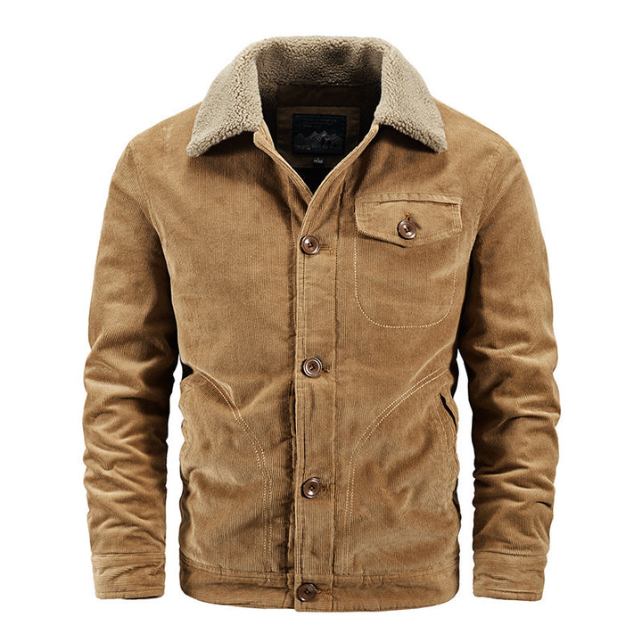 Herren Modische Cordjacke Drune