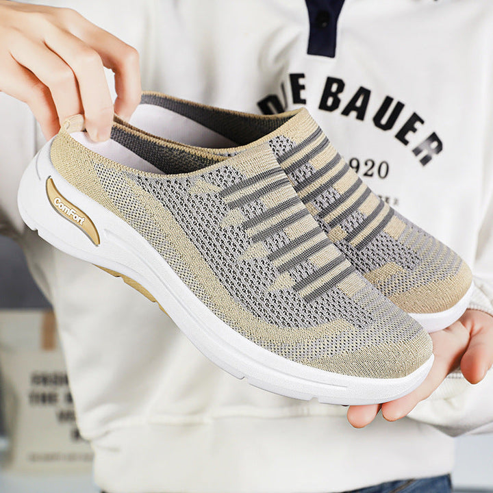 Damen Komfortable Slip-On Sneakers mit elastischem Obermaterial Drune