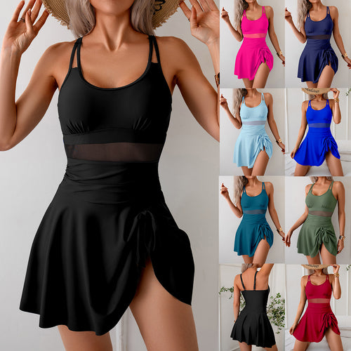 Damen Badeoberteil mit elegantem Rockelement Drune