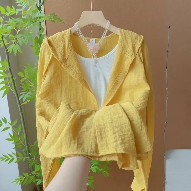 Damen leichte Sommerjacke mit Rüschendesign Drune