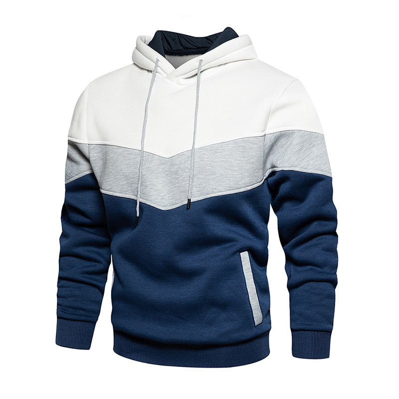 Herren Sportlicher Kapuzenpullover mit modernem Farbblockdesign und atmungsaktiven Eigenschaften Drune