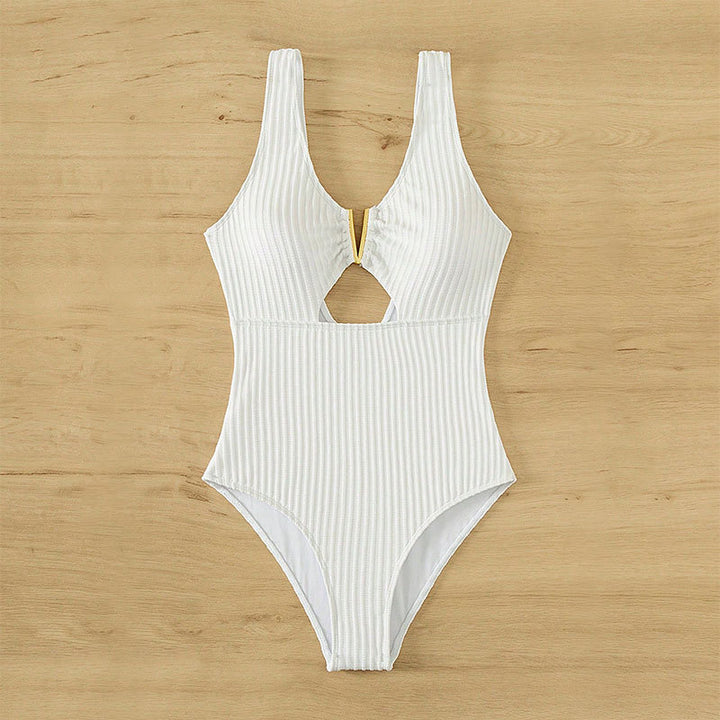Damen Einteiliger Badeanzug mit geschmackvollem Cut-Out-Design Drune