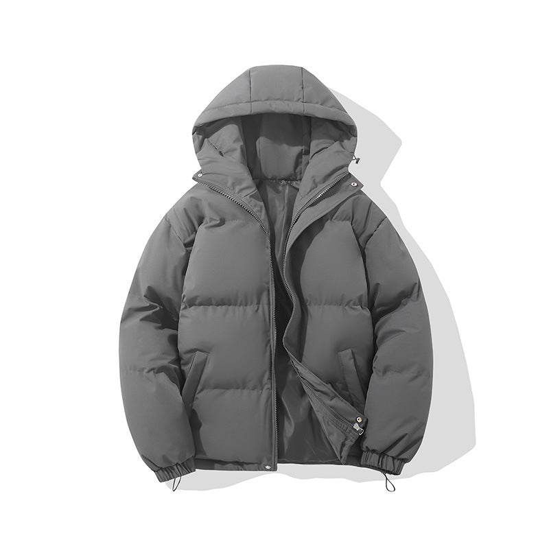 Herren gesteppte Kapuzen-Isolationsjacke mit Thermowattierung und Kordelzug Drune