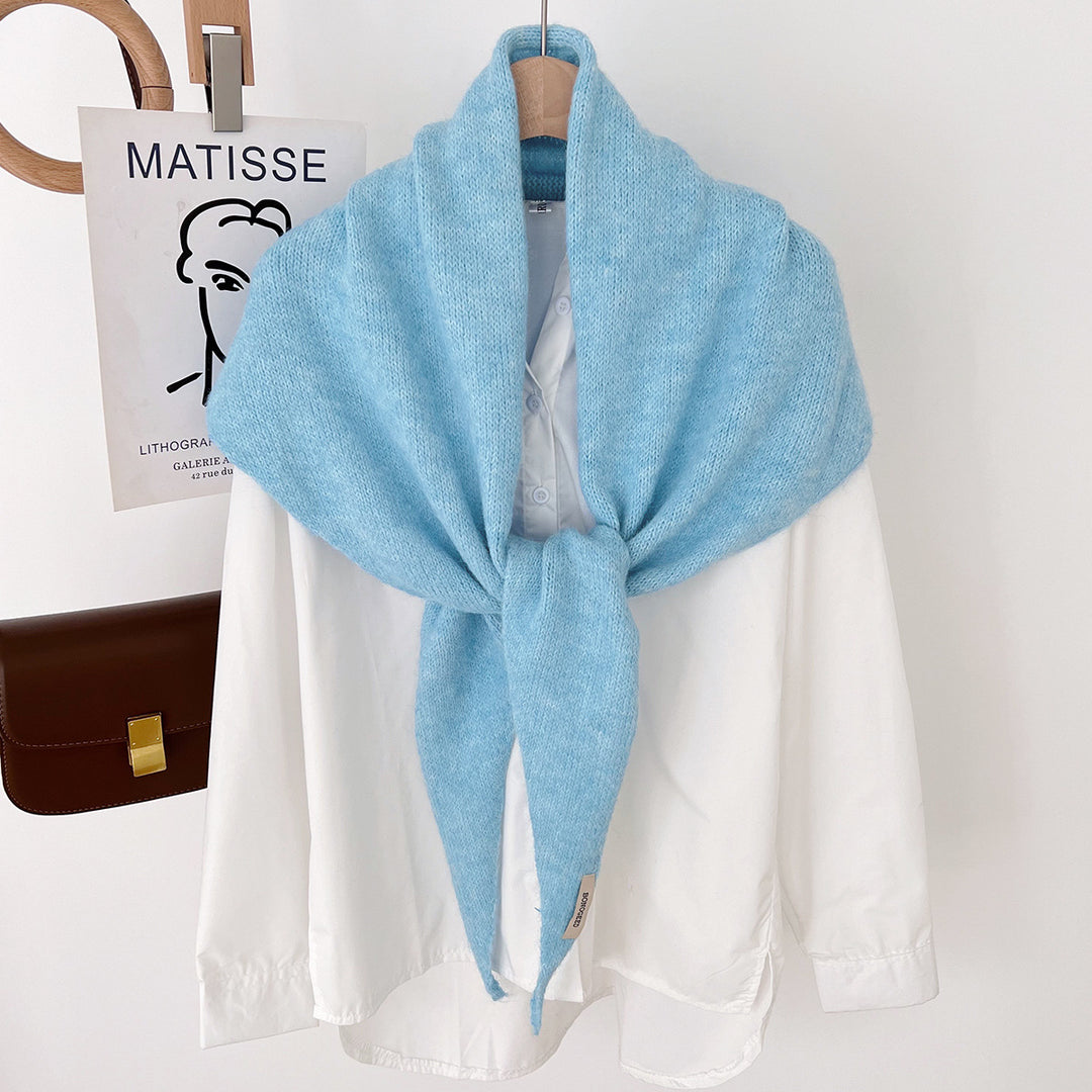 Damen Kuscheliger Wickelponcho mit modernen Fransen und elegantem Design Drune