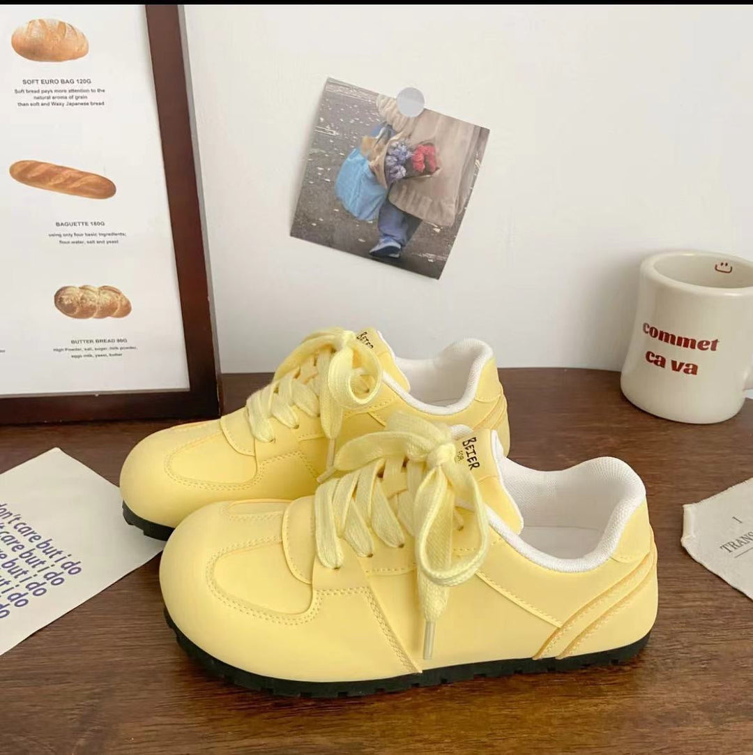Damen Bequeme Freizeitsneaker mit atmungsaktiver Oberflächenstruktur und rutschfester Sohle Drune