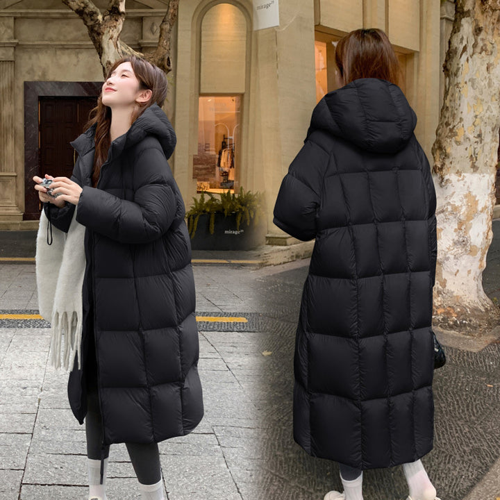 Drune | Marie Stylische Lange Decken Puffa Jacke Für Frauen
