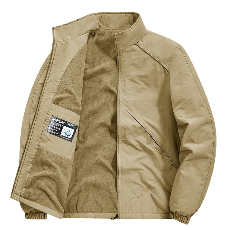 Herren Leichte Übergangsjacke mit Fleece-Futter Drune