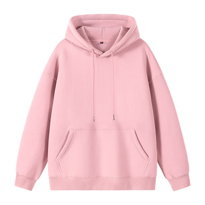 Unisex Oversize-Kapuzenpullover mit Kängurutasche und überschnittener Schulter Drune