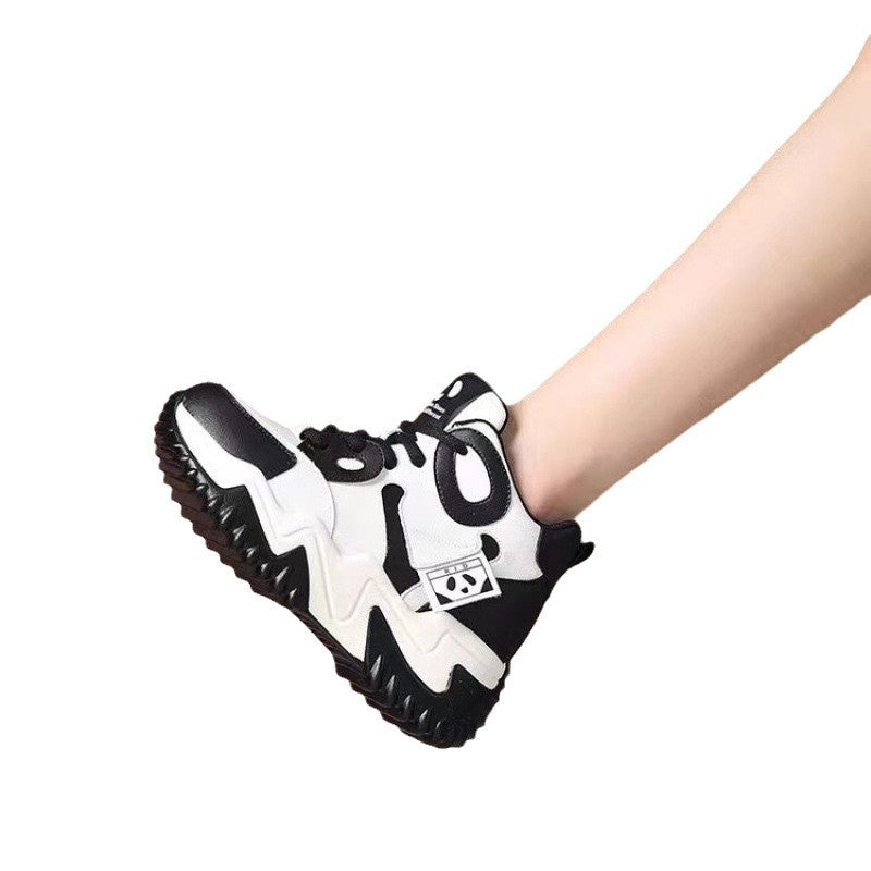 Damen High-Top Sneakers mit unkonventionellem Design und rutschfester Sohle Drune