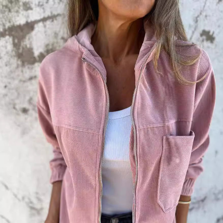 Damen modische Cordjacke Drune