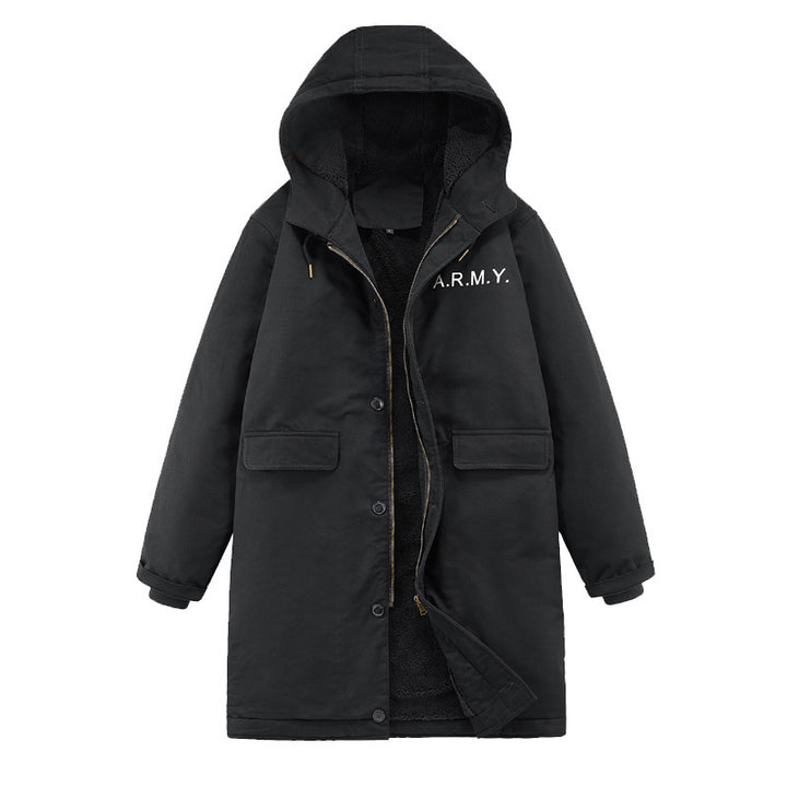 Herren Lange Parkajacke Drune