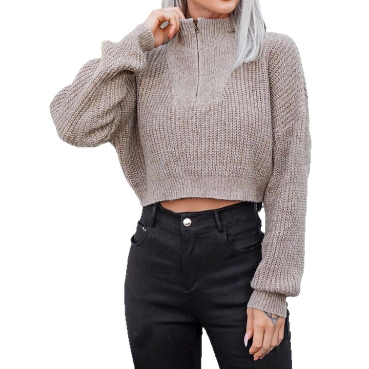 Damen lockerer Strickpullover Drune