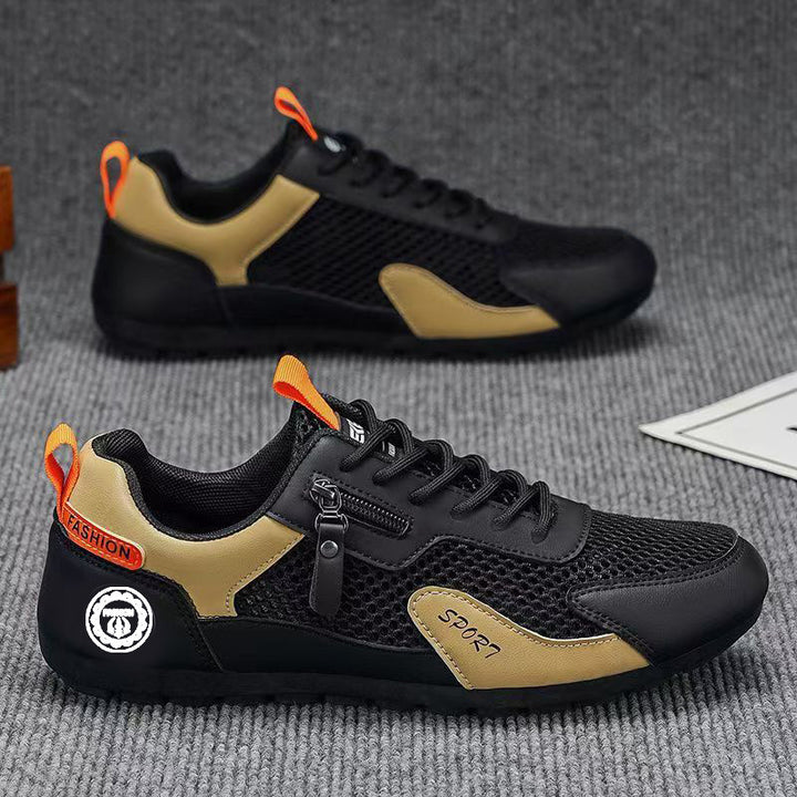 Herren Sportliche Outdoor-Sneaker mit Reißverschluss-Detail und griffiger Trail-Sohle Drune