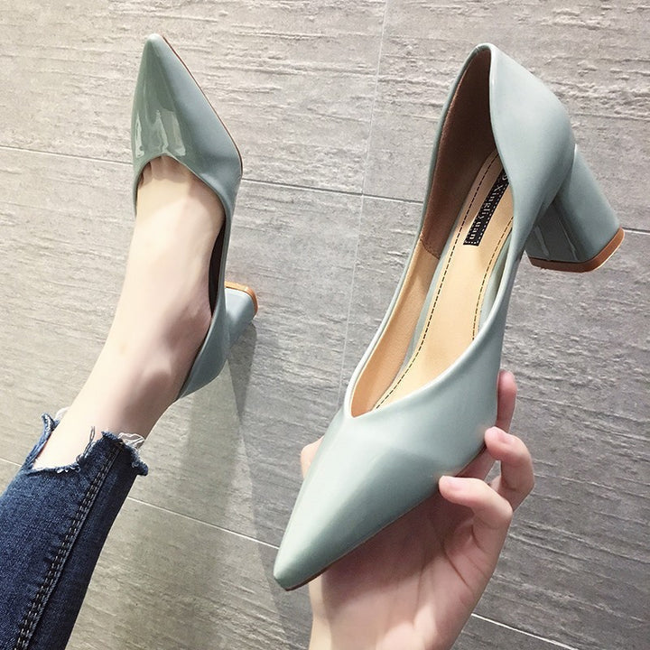 Damen Elegante und zeitlose Absatzschuhe mit blockförmigem Absatz Drune