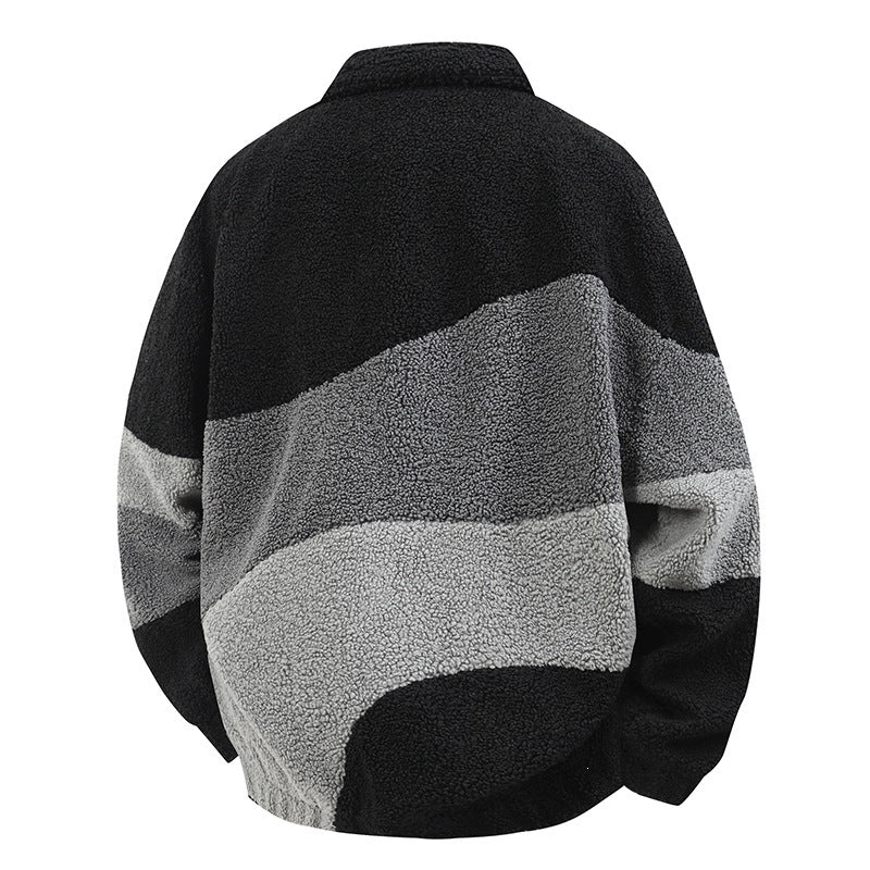 Damen Flauschige Fleecejacke Drune